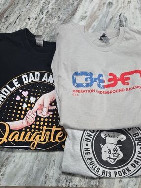 3 Mens Logo T-Shirts